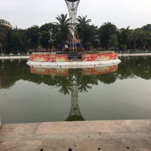 ベトナム池の水質浄化